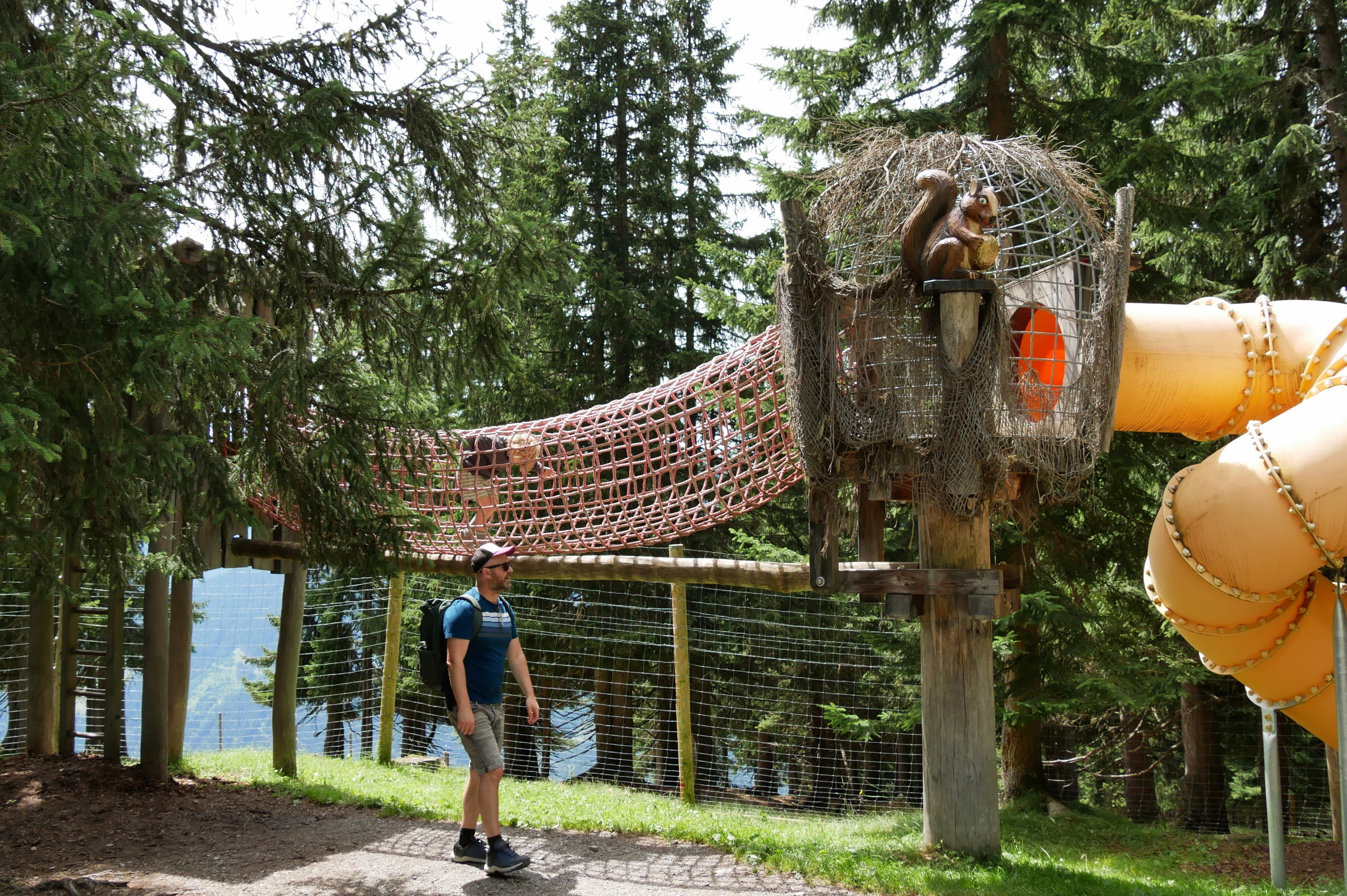 Speeltuin op een berg in Saalbach Hinterglemm